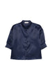 Alberta Ferretti blue short-sleeved shirt - women