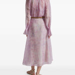 Blusa a fiori in rosa Alberta Ferretti - donna 