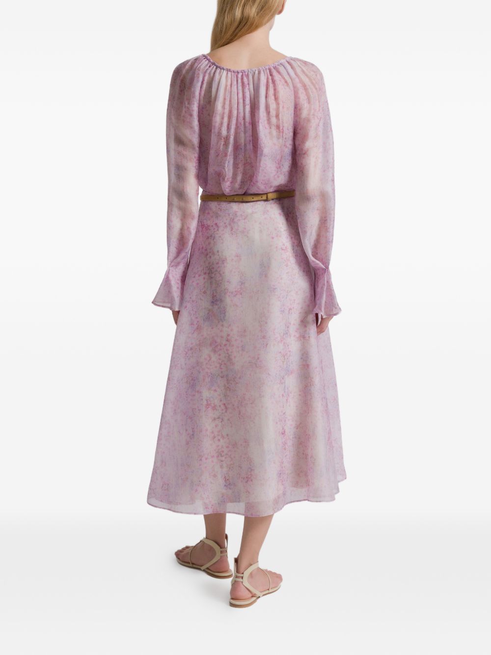 Blusa a fiori in rosa Alberta Ferretti - donna 