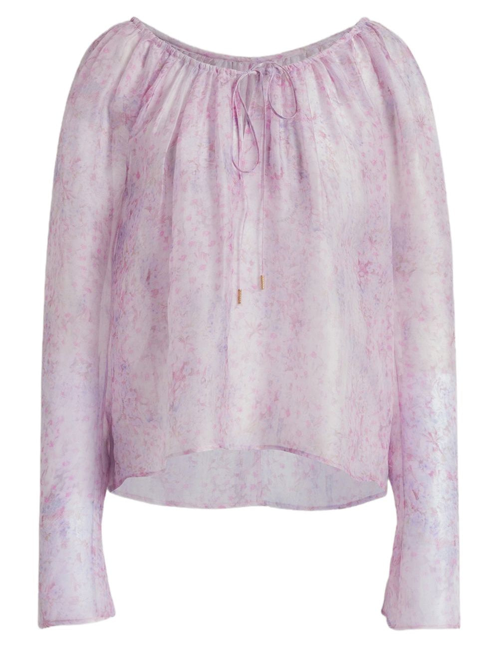Blusa a fiori in rosa Alberta Ferretti - donna 