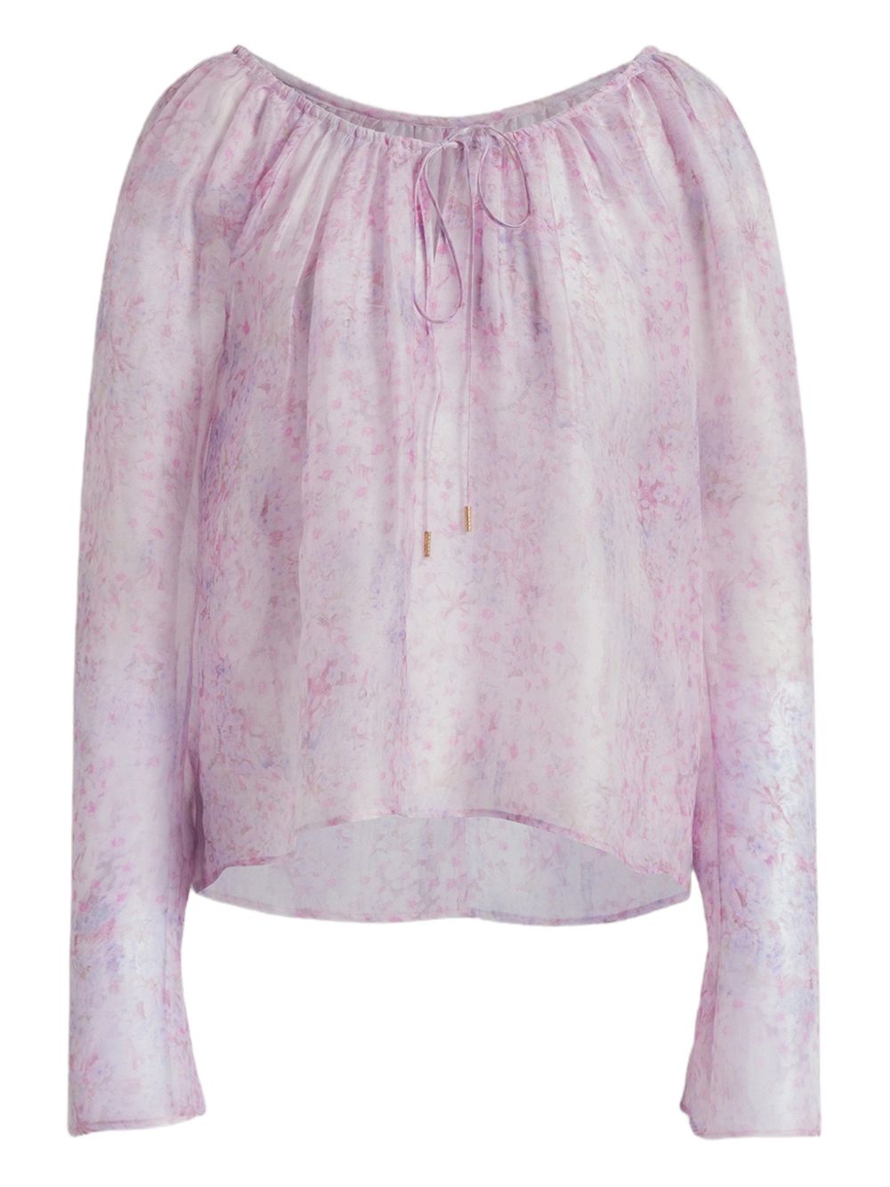 Blusa a fiori in rosa Alberta Ferretti - donna 