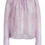 Blusa a fiori in rosa Alberta Ferretti - donna 
