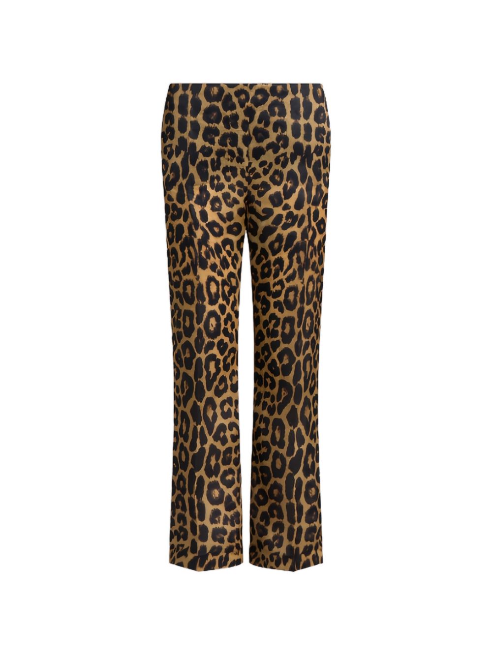 Pantaloni con stampa leopardata in marrone Alberta ferretti - donna 