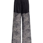 Pantaloni in pizzo in nero Alberta ferretti - donna 