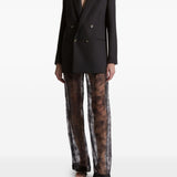 Pantaloni in pizzo in nero Alberta ferretti - donna 