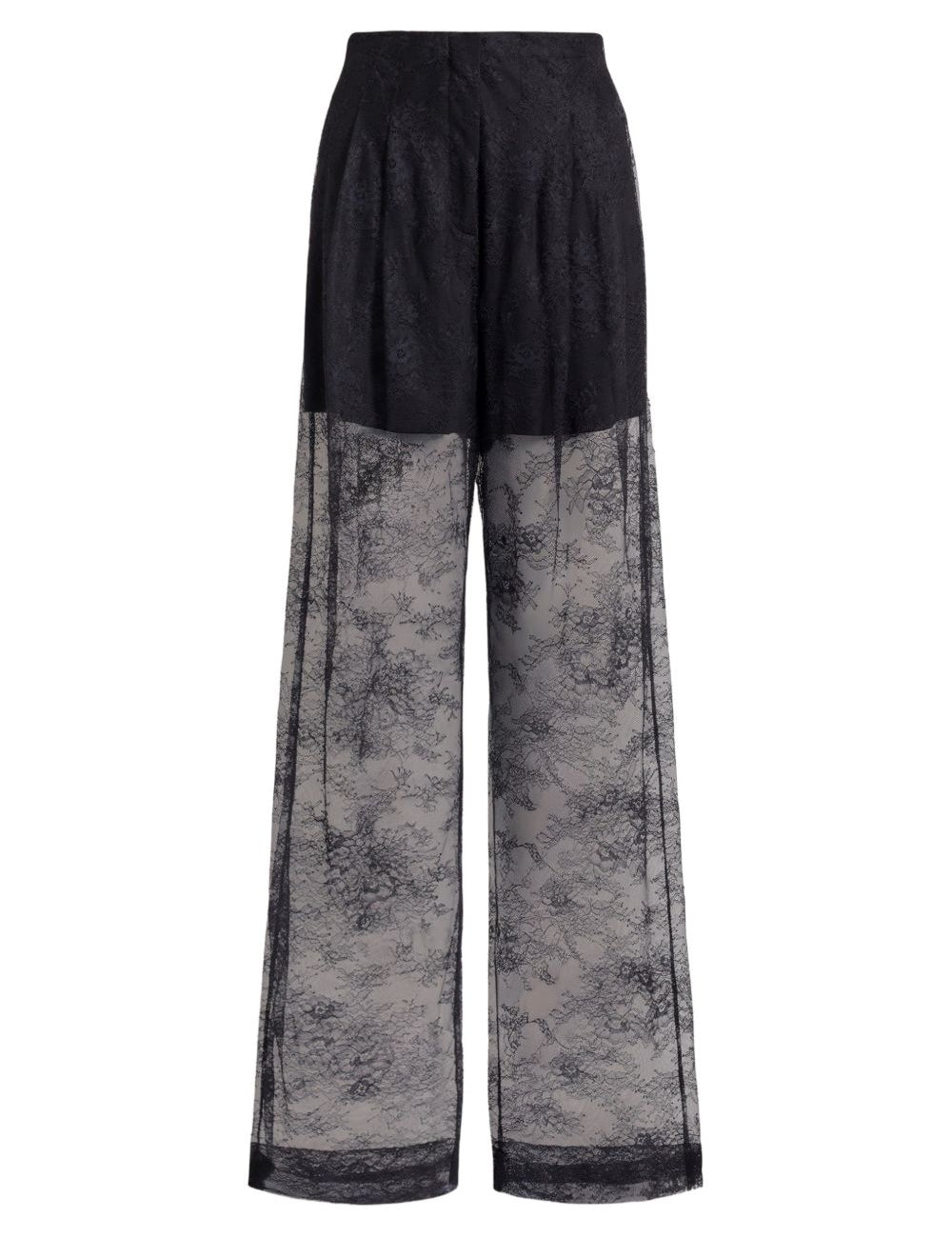 Pantaloni in pizzo in nero Alberta ferretti - donna 