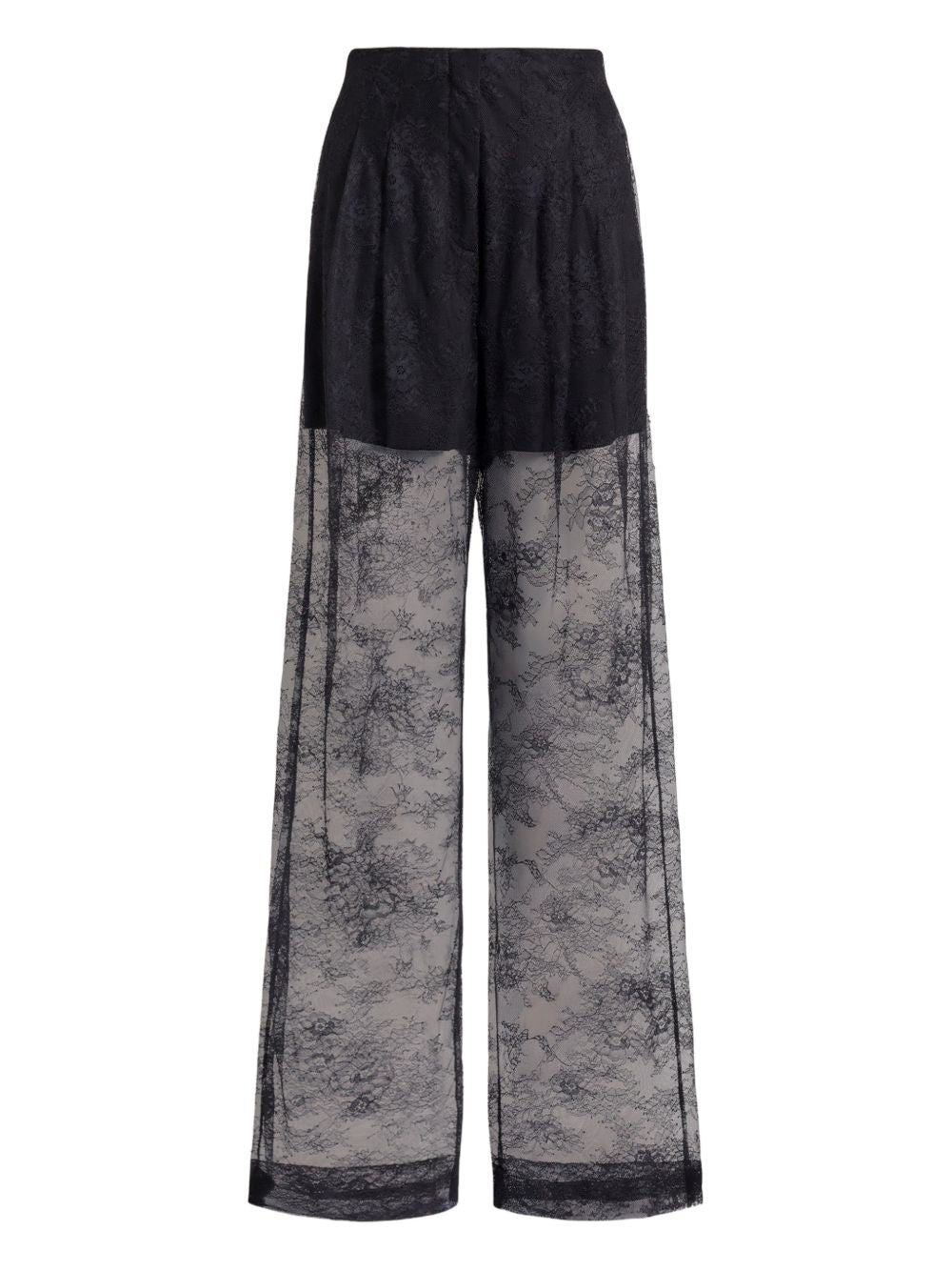 Pantaloni in pizzo in nero Alberta ferretti - donna 