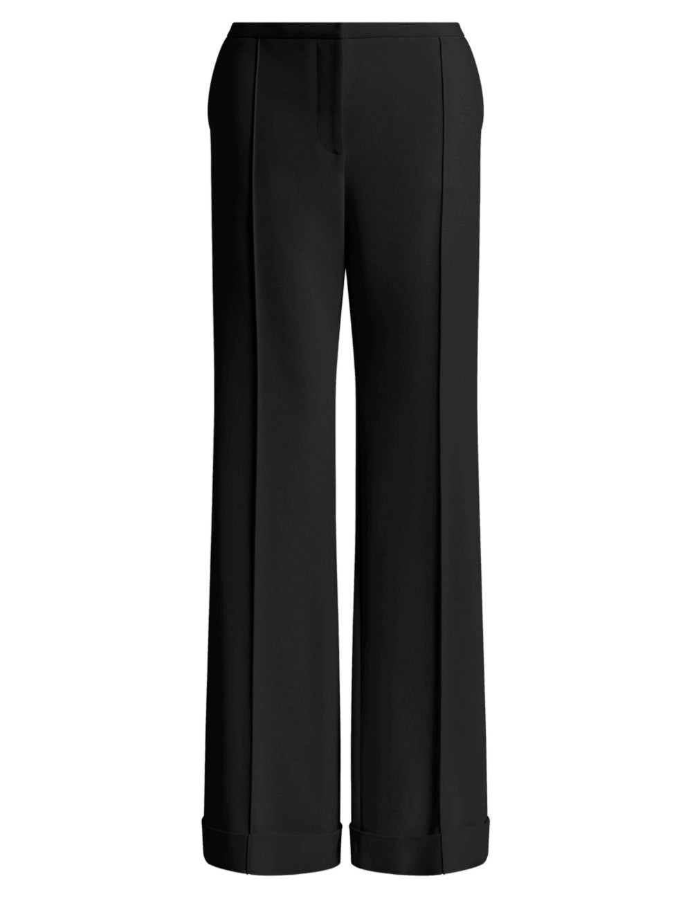 Pantaloni con piega stirata in nero Alberta ferretti - donna 