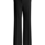 Pantaloni con piega stirata in nero Alberta ferretti - donna 
