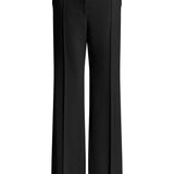 Pantaloni con piega stirata in nero Alberta ferretti - donna 