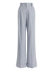 Alberta Ferretti women's sky blue pleated trousers
