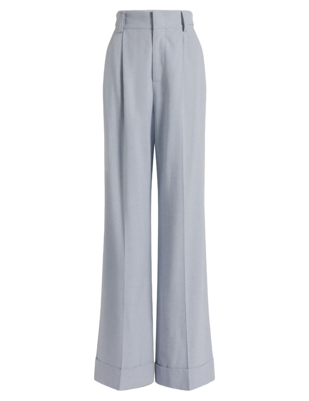 Pantaloni con piega stirata in celeste Alberta ferretti - donna 
