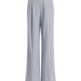 Pantaloni con piega stirata in celeste Alberta ferretti - donna 