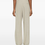 Pantaloni con pinces in beige Alberta Ferretti - donna 