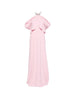 Abito lungo con scollo all'americana in rosa Alberta Ferretti - donna