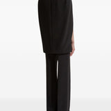 Giacca doppiopetto senza maniche in nero Alberta Ferretti - donna 