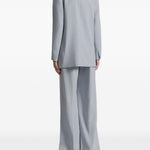 Giacca doppiopetto senza revers in azzurro chiaro Alberta Ferretti - donna 