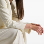 Blazer doppiopetto in avorio Alberta Ferretti - donna 