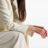 Blazer doppiopetto in avorio Alberta Ferretti - donna 
