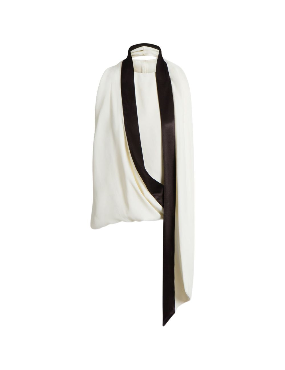 Top con dettaglio a foulard in bianco Alberta ferretti - donna 