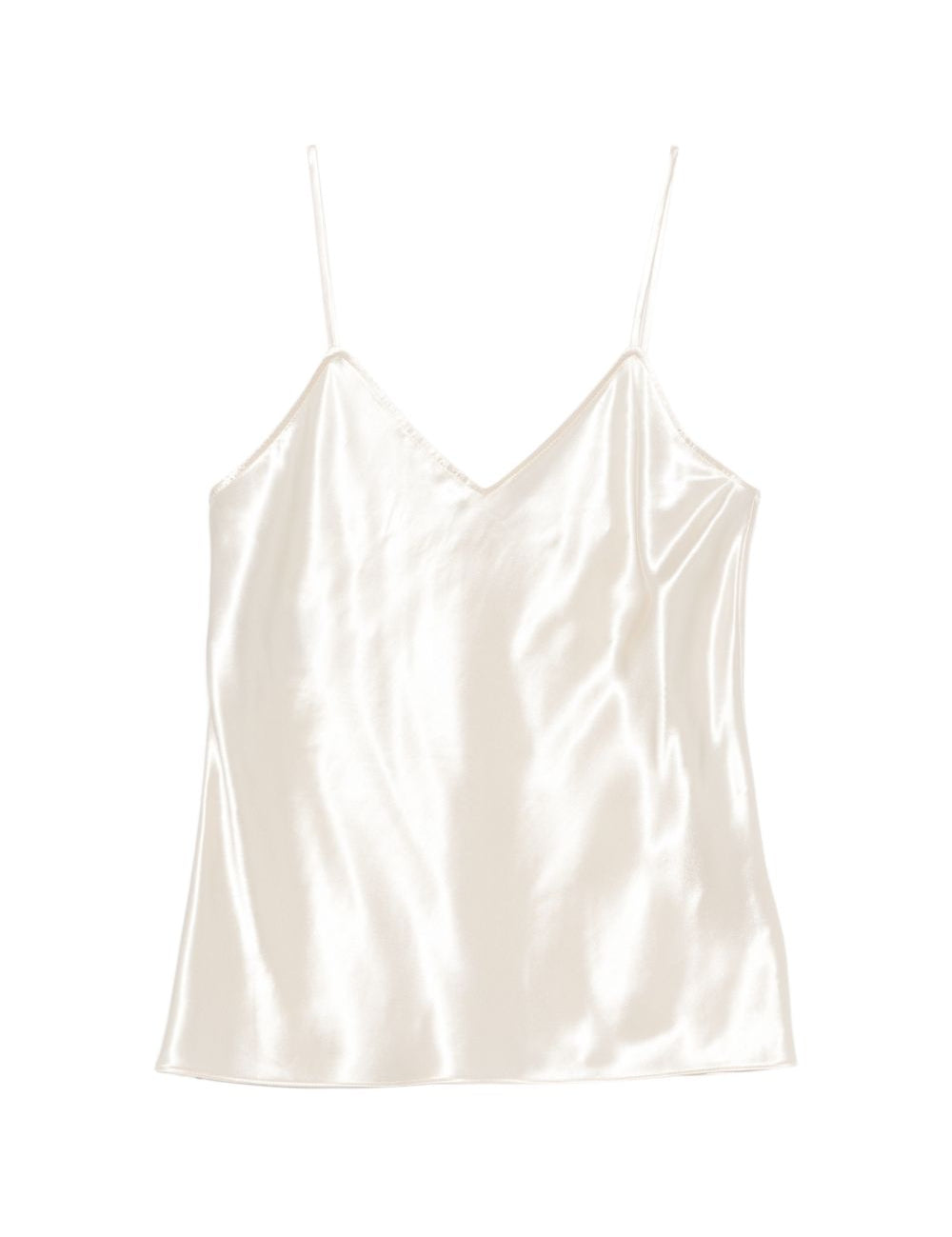 Blusa con scollo a V in avorio Alberta Ferretti - donna 