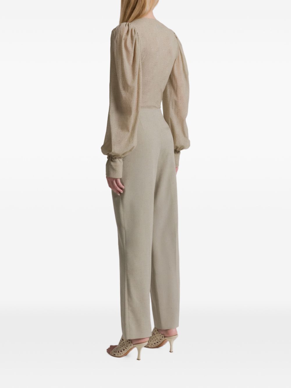 Body a maniche lunghe in beige Alberta ferretti - donna 