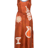 Abito midi soleil d'amour in arancione Alemais - donna 