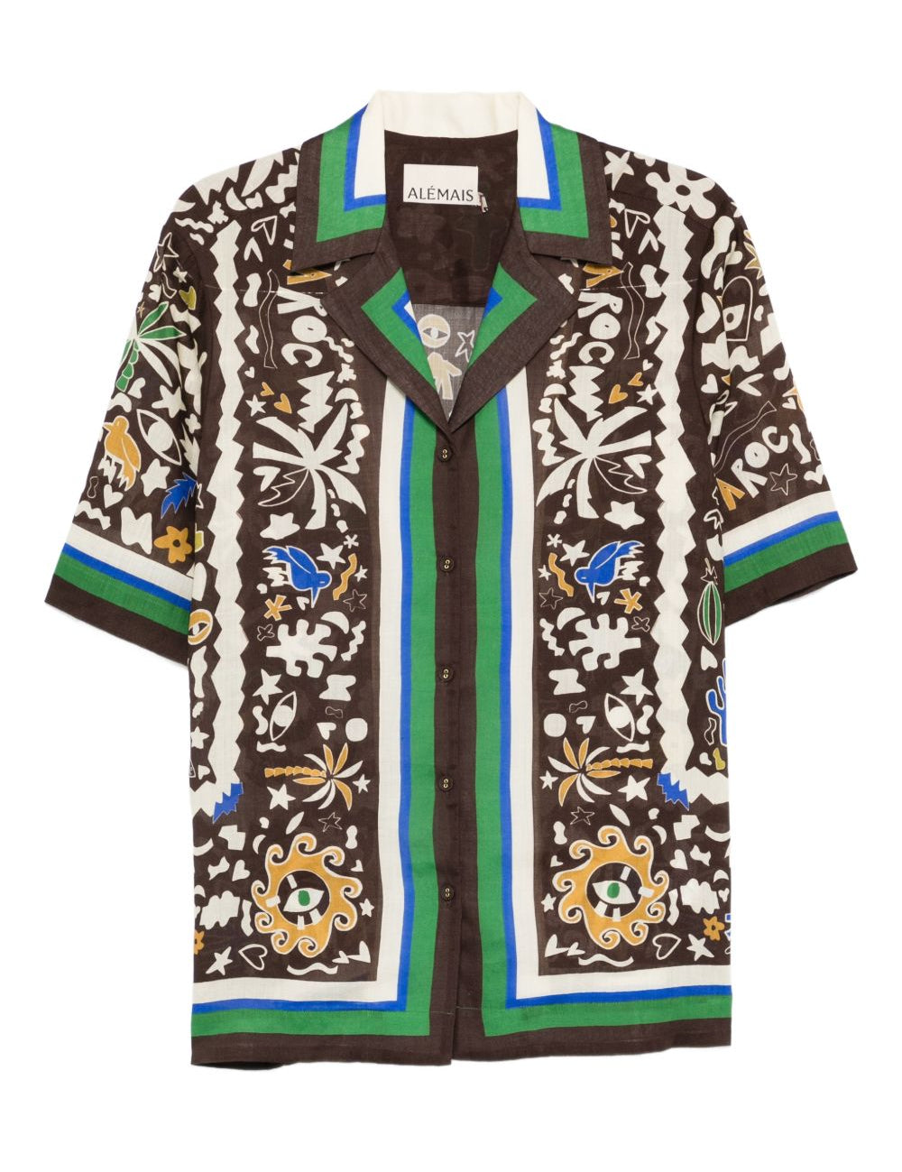 Camicia a maniche corte maroc multicolore Alemais - donna 
