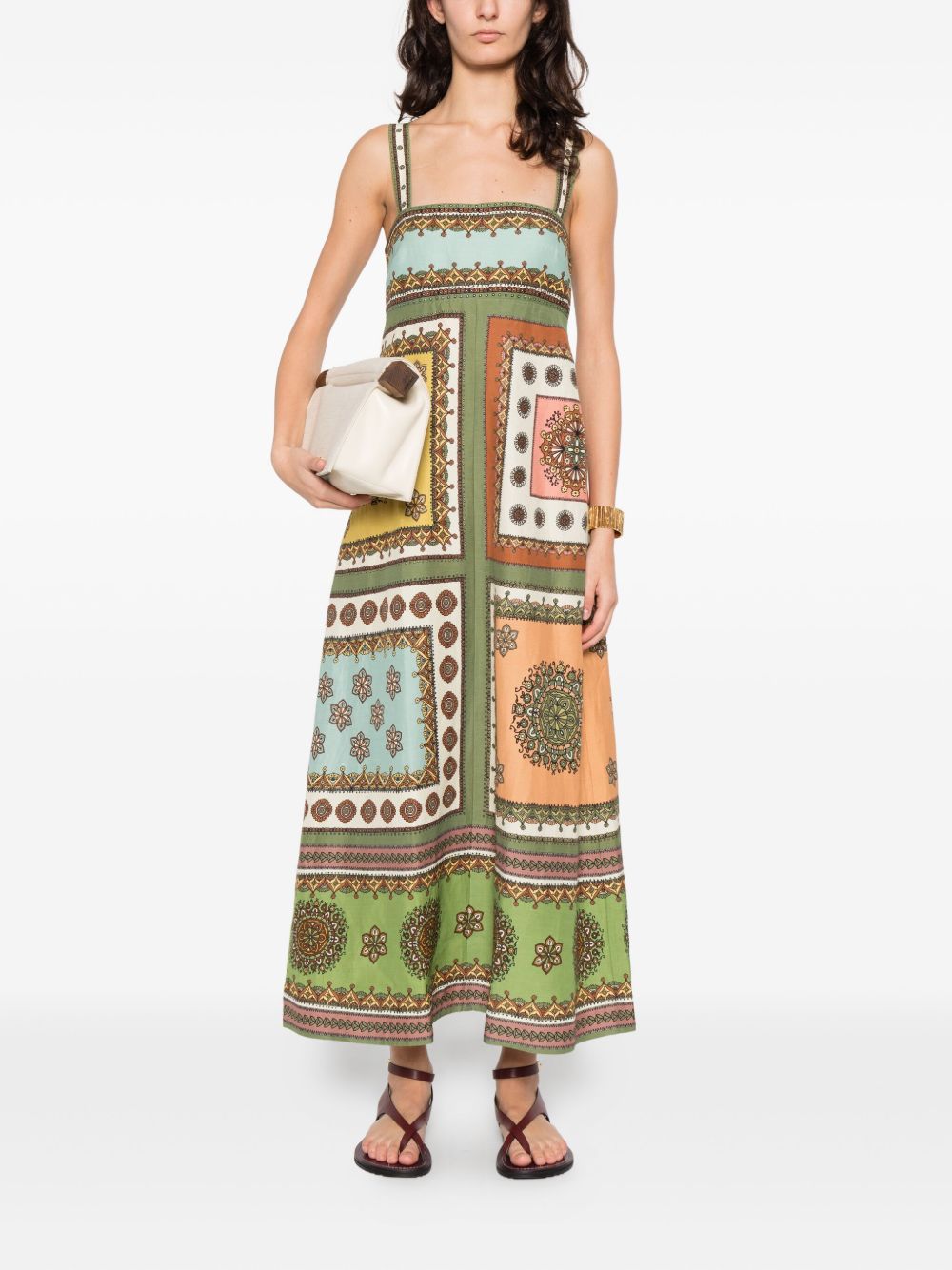 Abito con stampa all-over maroc multicolore Alemais - donna 