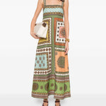 Abito con stampa all-over maroc multicolore Alemais - donna 