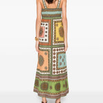 Abito con stampa all-over maroc multicolore Alemais - donna 