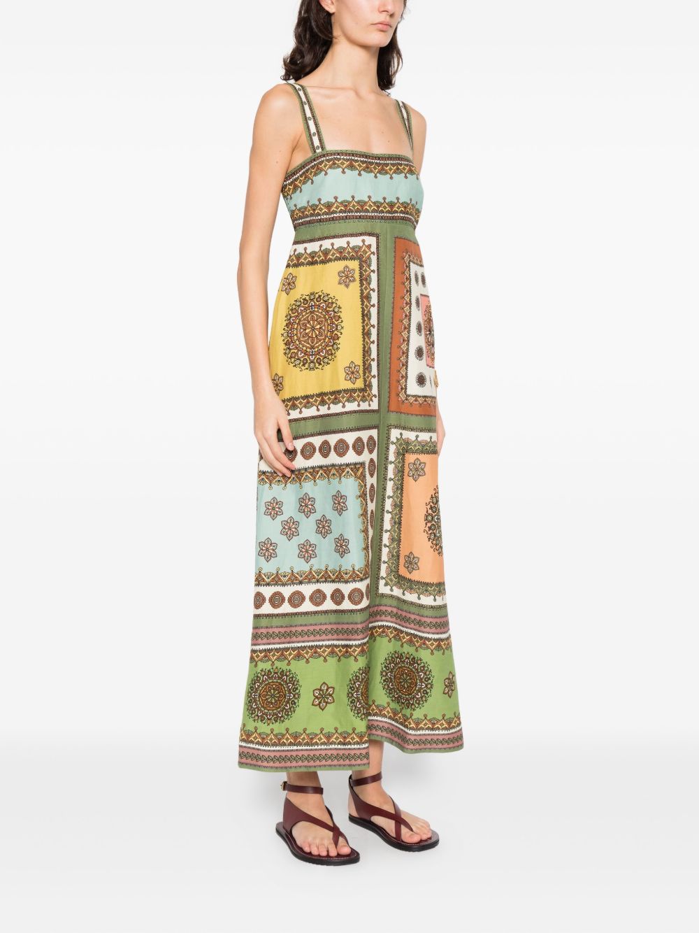 Abito con stampa all-over maroc multicolore Alemais - donna 