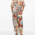 Camicia con stampa all-over michelle multicolore Alemais - donna 