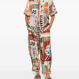 Camicia con stampa all-over michelle multicolore Alemais - donna 