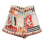 Shorts Michelle con stampa astratta in multicolore Alemais - donna 