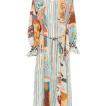 Chemisier con stampa grafica multicolore Alemais - donna 