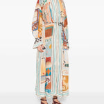 Chemisier con stampa grafica multicolore Alemais - donna 