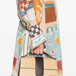 Chemisier con stampa grafica multicolore Alemais - donna 