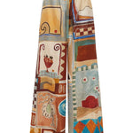 Pantaloni Michelle con stampa in multicolore Alemais - donna 