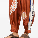 Pantaloni Soleil D'Amour con stampa in arancione Alemais - donna 