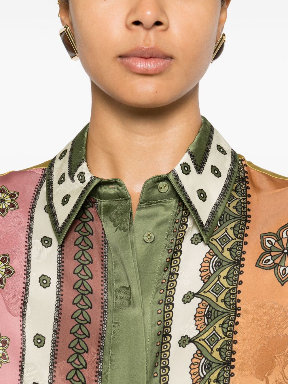 Camicia Contina con stampa a fiori in multicolore Alemais - donna 