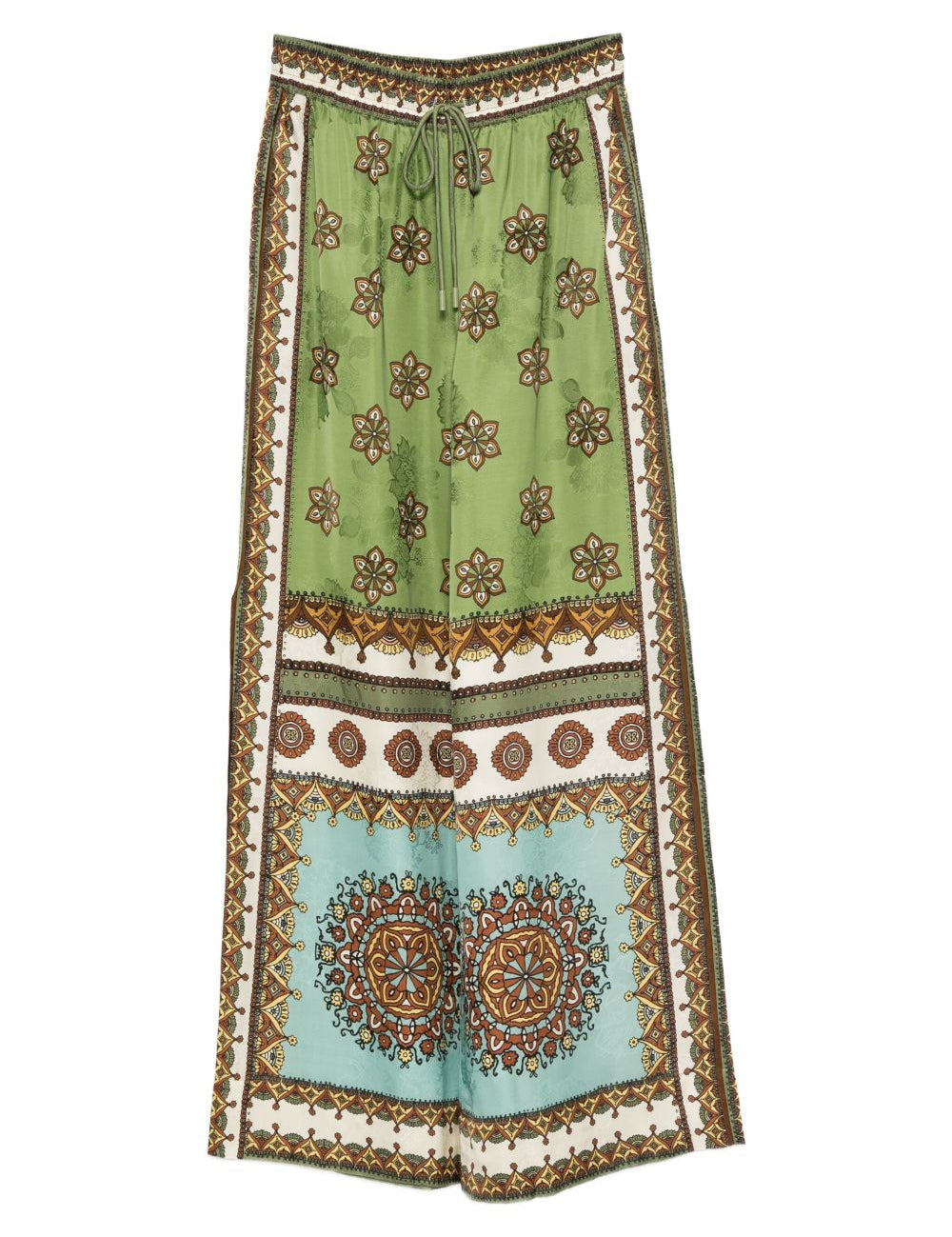 Pantaloni Contina con stampa a fiori in verde Alemais - donna 