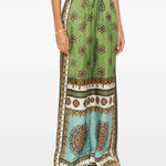 Pantaloni Contina con stampa a fiori in verde Alemais - donna 