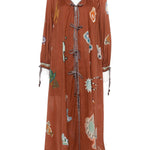 Abito con stampa all-over  in marrone Alemais - donna 