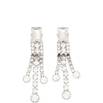Orecchini decorati con cristalli in argento Alessandra rich - donna 