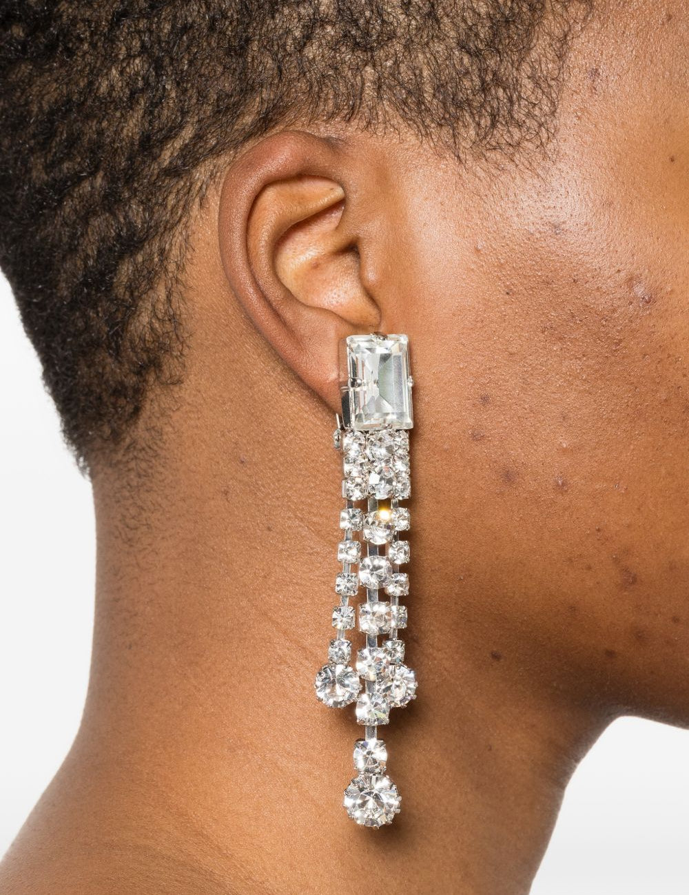 Orecchini decorati con cristalli in argento Alessandra rich - donna 