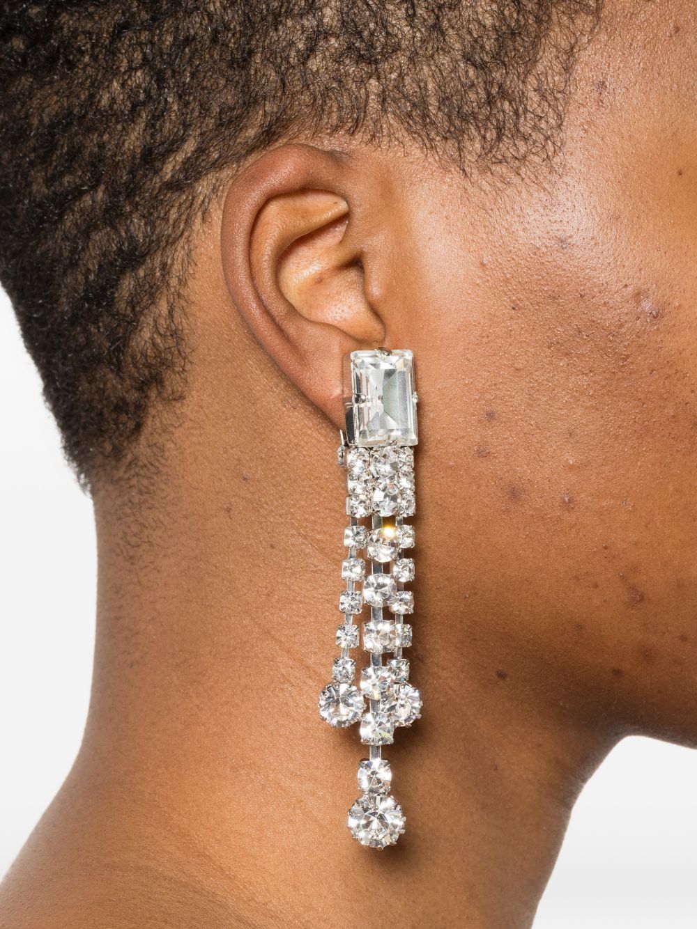 Orecchini decorati con cristalli in argento Alessandra rich - donna 