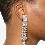Orecchini decorati con cristalli in argento Alessandra rich - donna 