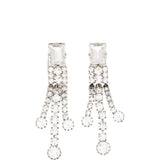 Orecchini decorati con cristalli in argento Alessandra rich - donna 