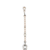 Orecchini pendenti con perla in argento Alessandra rich - donna 